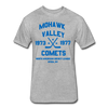 Mohawk Valley Comets Dated T-Shirt (Premium Tall 60/40) - heather gray