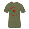 Portland Rosebuds T-Shirt (Premium Tall 60/40) - heather military green