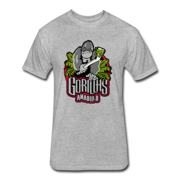 Amarillo Gorillas T-Shirt (Premium Tall 60/40) - heather gray