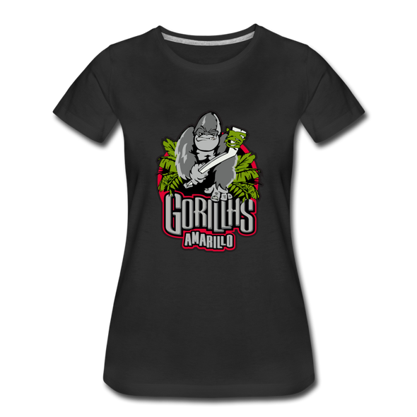 Amarillo Gorillas Women's T-Shirt - black