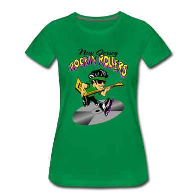 New Jersey Rockin Rollers Women's T-Shirt - kelly green