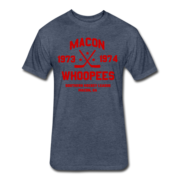 Macon Whoopees Dated T-Shirt (Premium) - heather navy