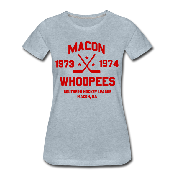 Macon Whoopees Dated Women's T-Shirt - heather ice blue