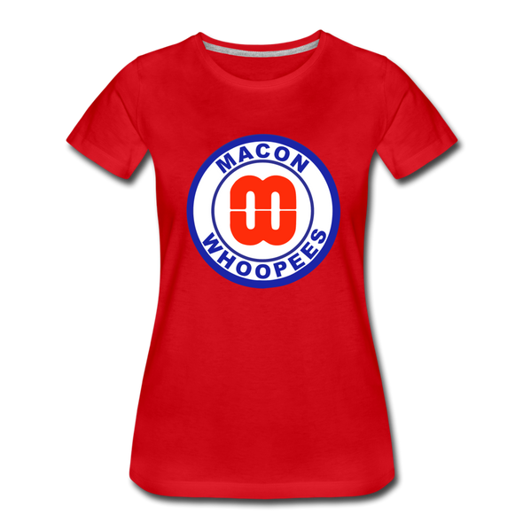 Macon Whoopees Women’s T-Shirt - red