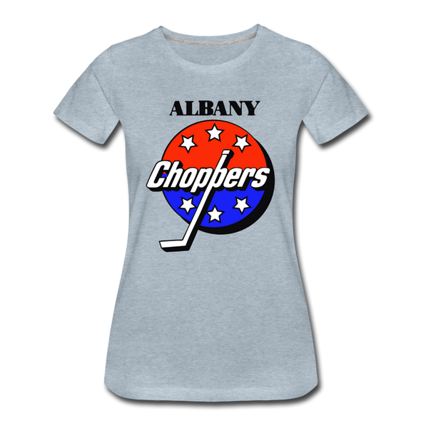 Albany Choppers Women’s T-Shirt - heather ice blue