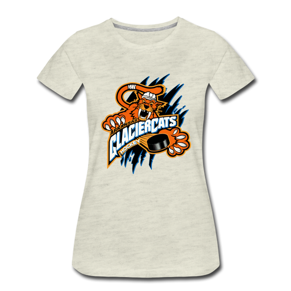 Arkansas Glaciercats Women's T-Shirt - heather oatmeal