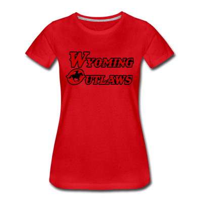 Wyoming Outlaws Women’s T-Shirt - red