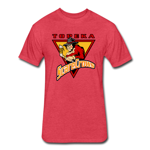 Topeka Scarecrows T-Shirt (Premium Tall 60/40) - heather red