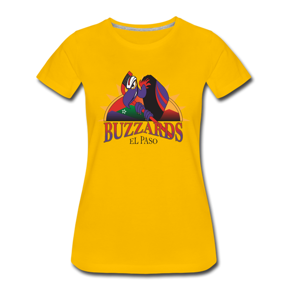 El Paso Buzzards Women's T-Shirt - sun yellow