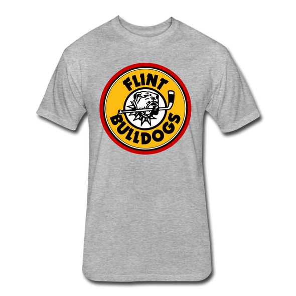 Flint Bulldogs T-Shirt (Premium Tall 60/40) - heather gray