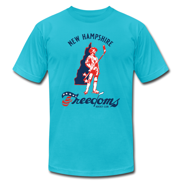 New Hampshire Freedoms T-Shirt (Premium Lightweight) - turquoise