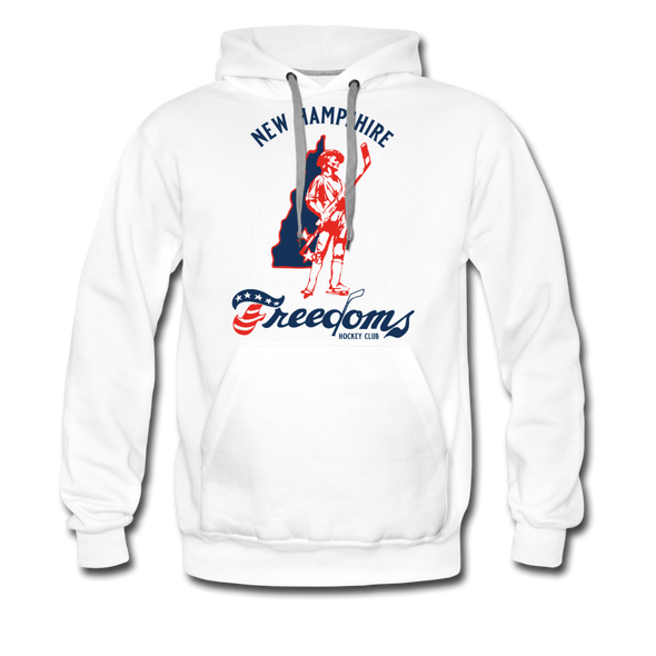 New Hampshire Freedoms Hoodie (Premium) - white