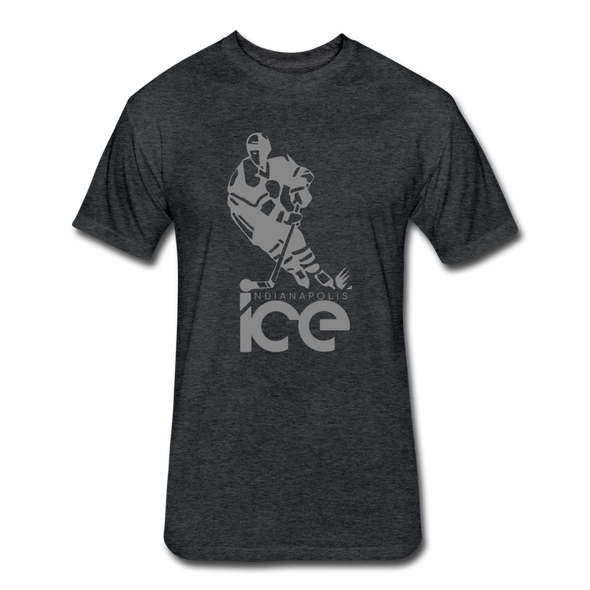 Indianapolis Ice Skater T-Shirt (Premium Tall 60/40) - heather black