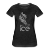 Indianapolis Ice Skater Women's T-Shirt - charcoal gray