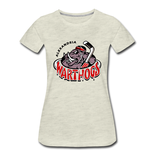 Alexandria Warthogs Women's T-Shirt - heather oatmeal