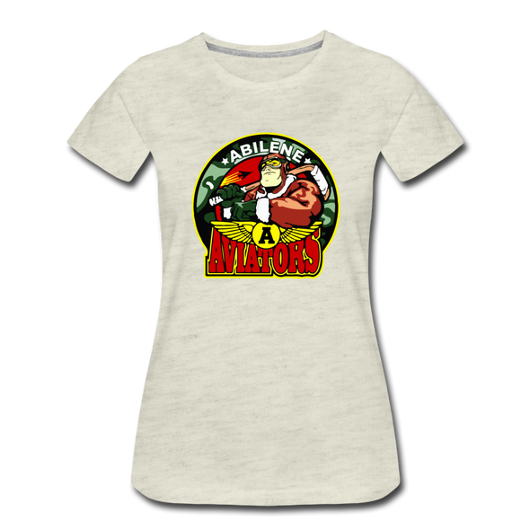 Abilene Aviators Women’s T-Shirt - heather oatmeal