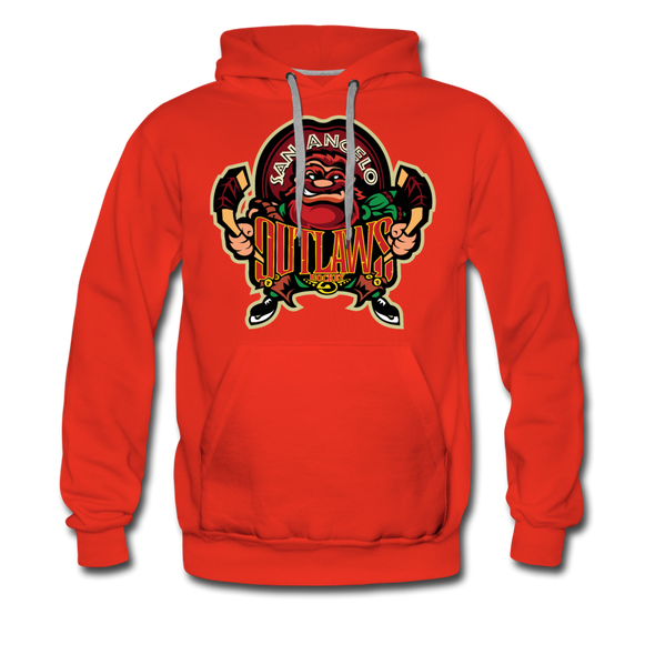 San Angelo Outlaws Hoodie - red