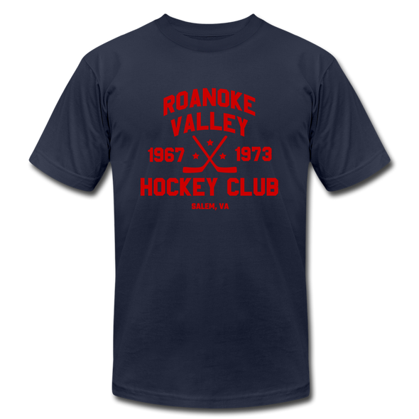Roanoke Valley Hockey Club T-Shirt (Premium Lightweight) - navy