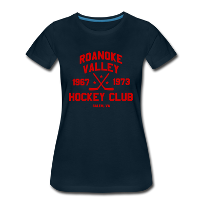 Roanoke Valley Hockey Club Women’s T-Shirt - deep navy