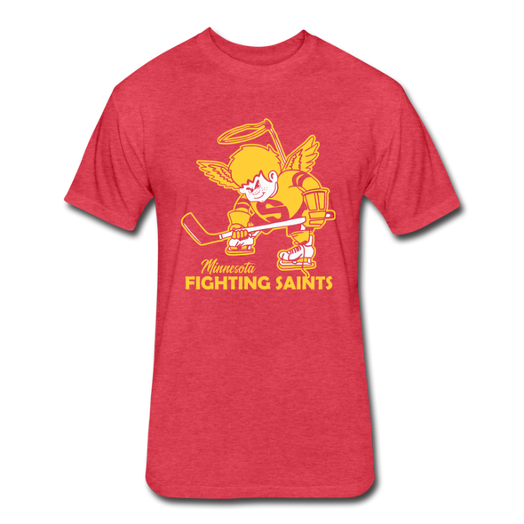 Minnesota Fighting Saints Alt T-Shirt (Premium Tall 60/40) - heather red