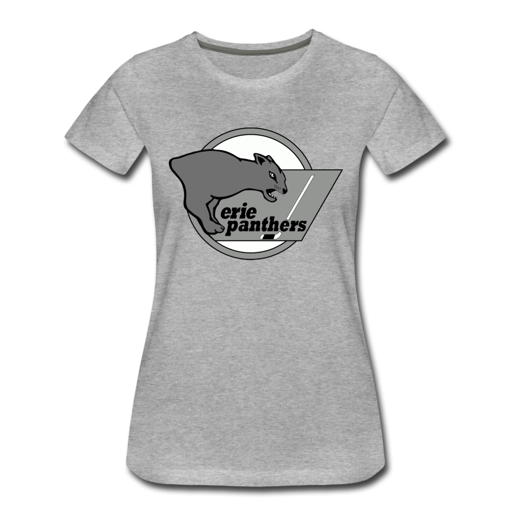 Erie Panthers Women’s T-Shirt - heather gray