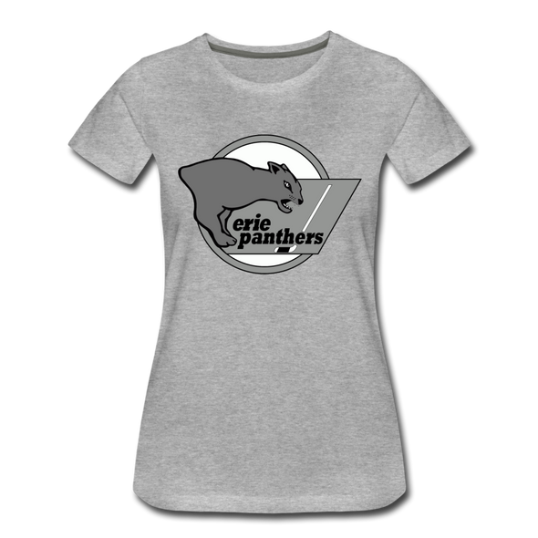 Erie Panthers Women’s T-Shirt - heather gray