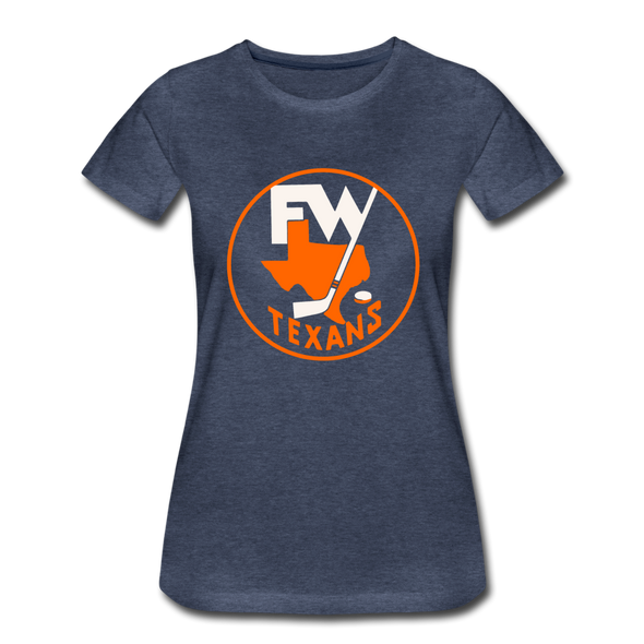 Fort Worth Texans Women's T-Shirt - heather blue