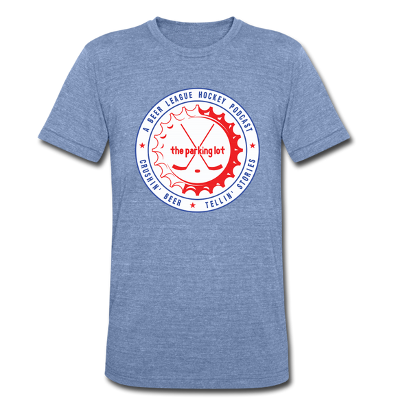 TPL Logo T-Shirt (Tri-Blend Super Light) - heather blue