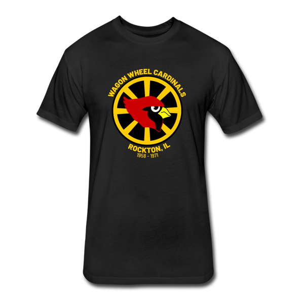 Wagon Wheel Cardinals T-Shirt (Premium Tall 60/40) - black