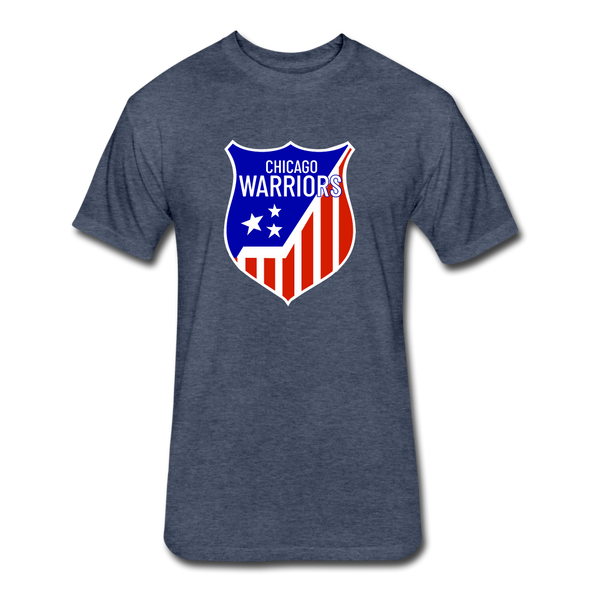 Chicago Warriors T-Shirt (Premium Tall 60/40) - heather navy