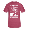 TPL Aim for the Bushes T-Shirt (Premium Tall 60/40) - heather burgundy