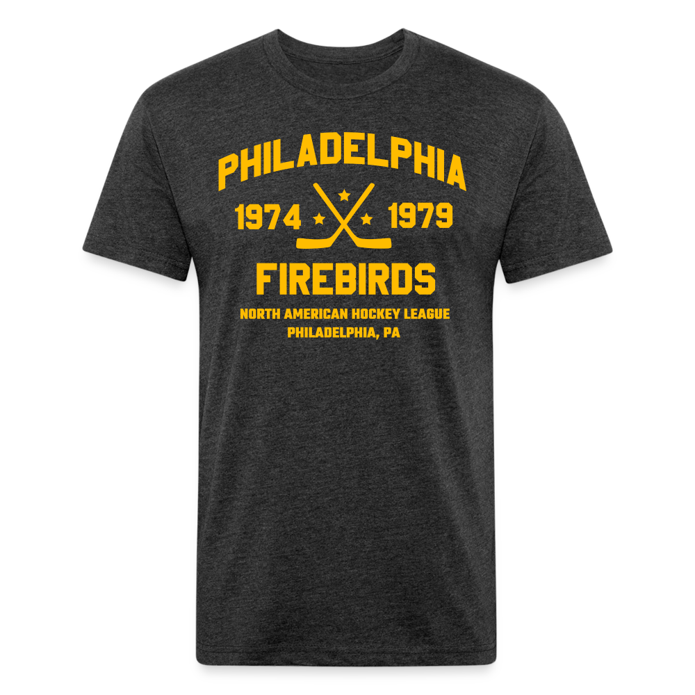 Philadelphia Firebirds Dated T-Shirt (Premium) - heather black