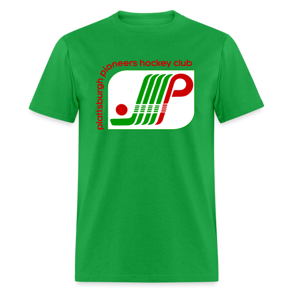 Plattsburgh Pioneers T-Shirt - bright green