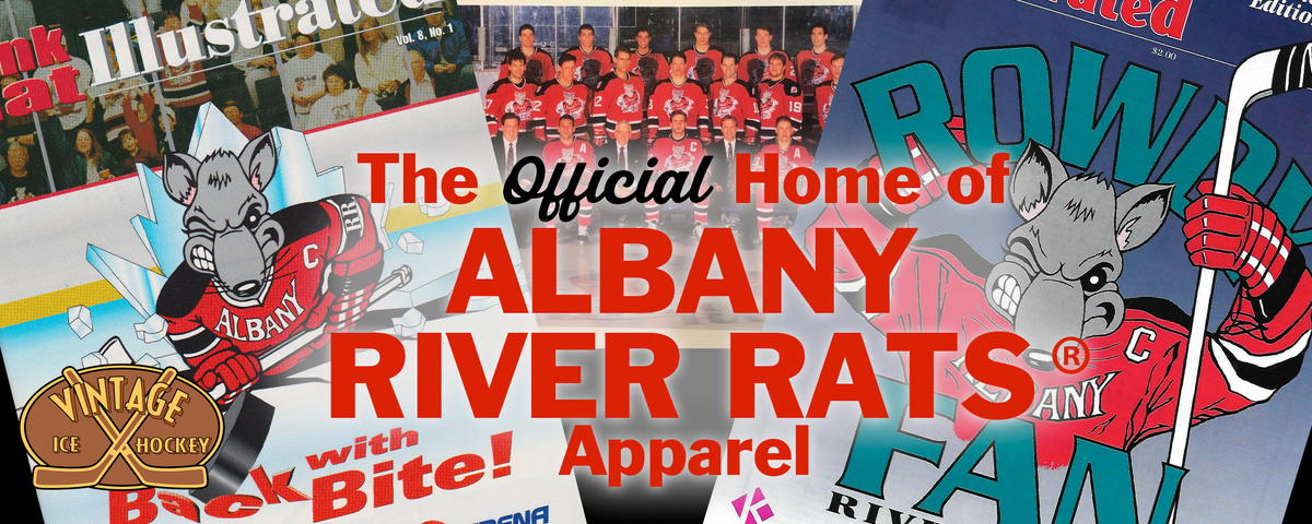 Albany River Rats Mascot Costume Ice Hockey Team Mascot