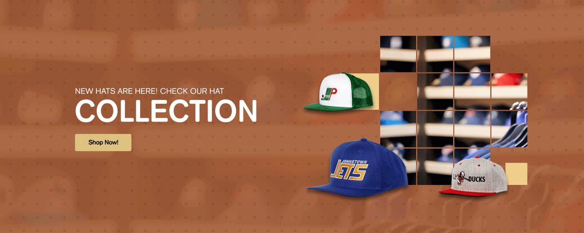 Defunct minor league sales baseball team hats