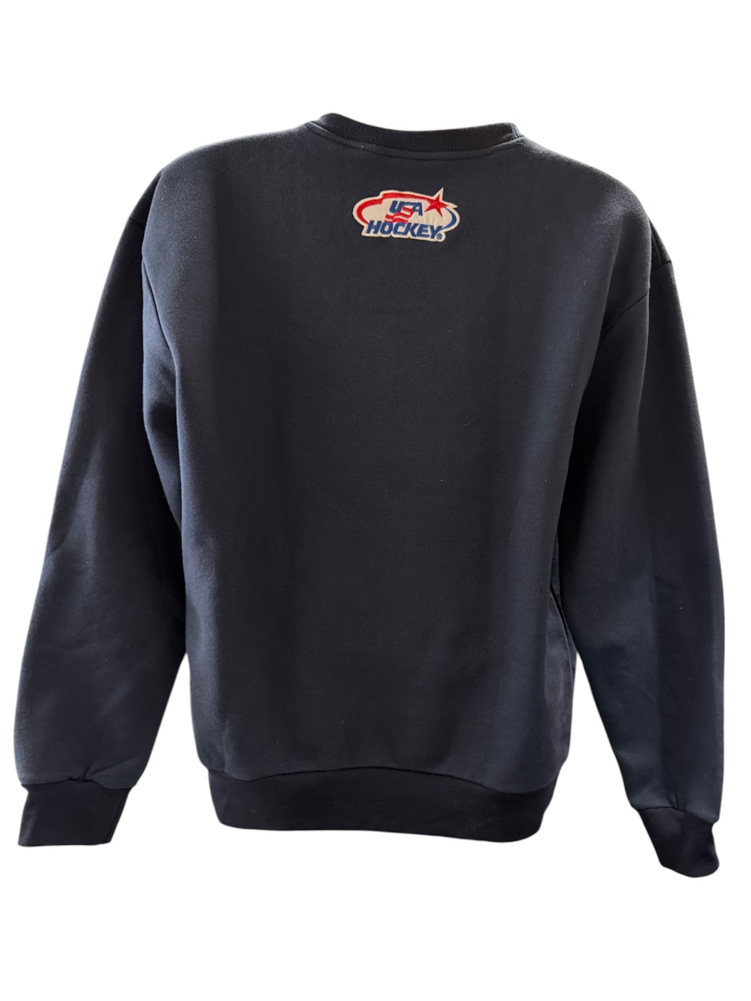 USA Hockey Official United States Embroidered Cotton Navy sweatshirt (size up-run small)