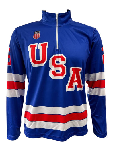 USA Hockey Shield 2026 Replica 1/4 Zip Blue Pullover
