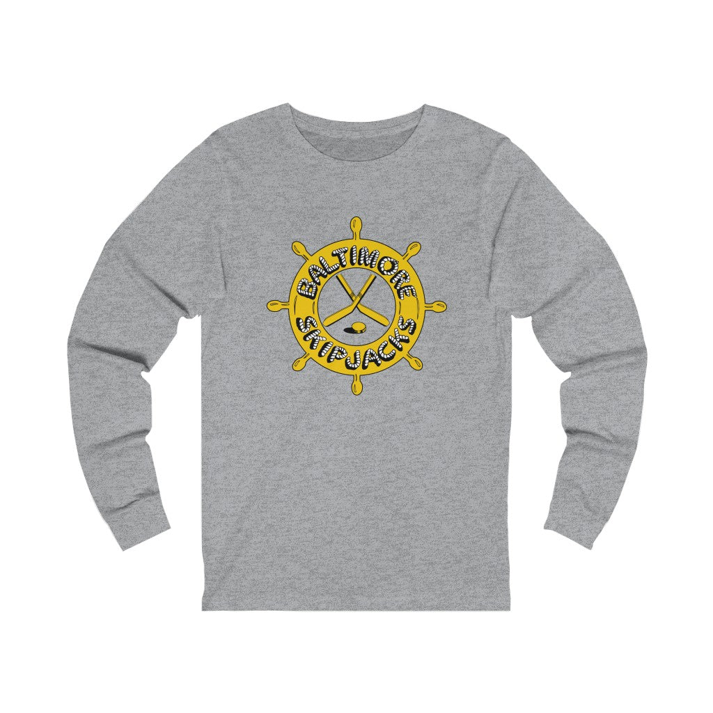Baltimore Skipjacks 1982 Long Sleeve Shirt - Athletic Heather