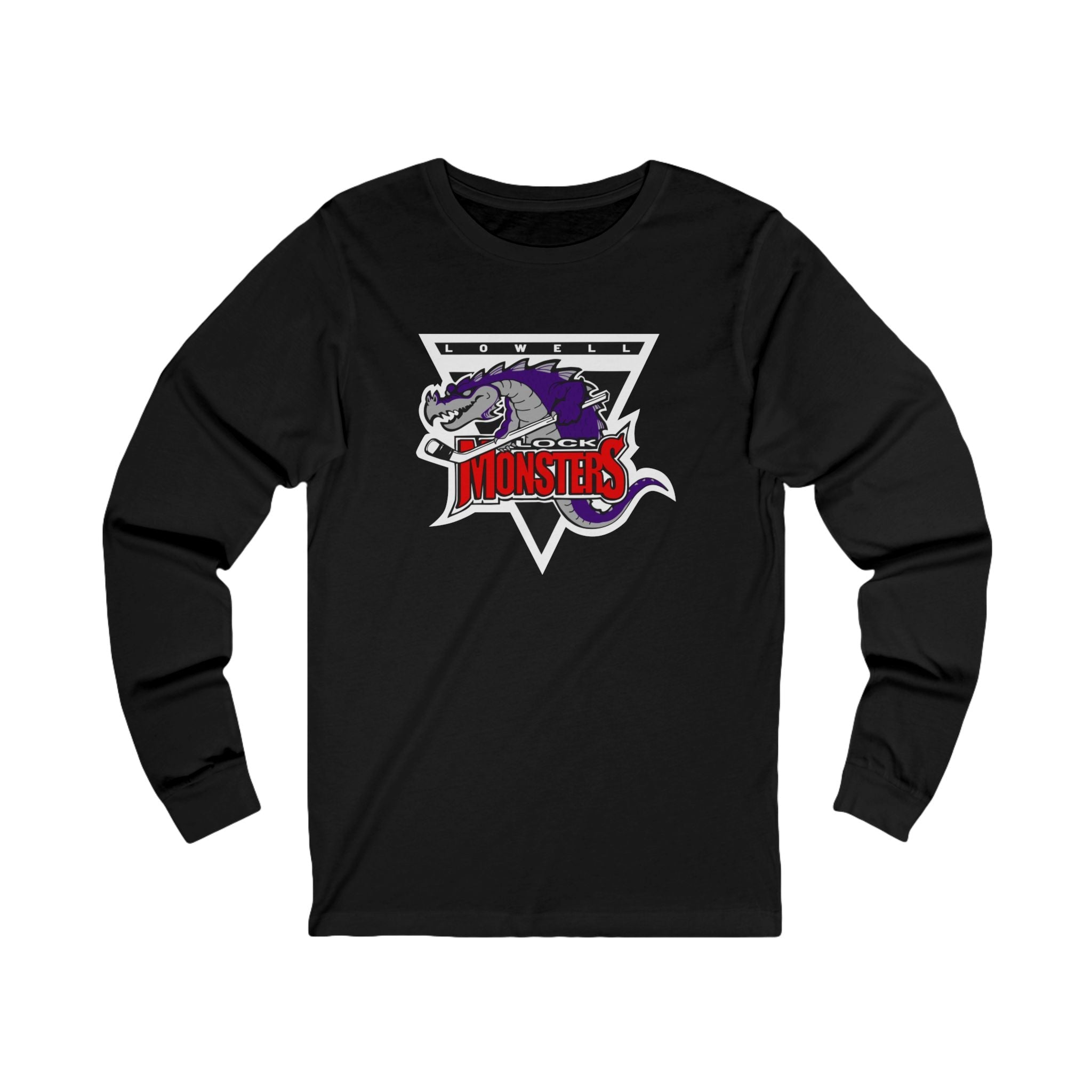 Lowell Lock Monsters Long Sleeve Shirt - Black