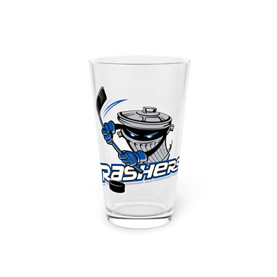 Danbury Trashers Logo Pint Glass, 16oz