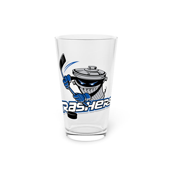 Danbury Trashers Logo Pint Glass, 16oz