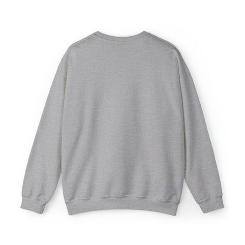 Columbus Mad Cows Crewneck Sweatshirt in sport grey, back view, plain back