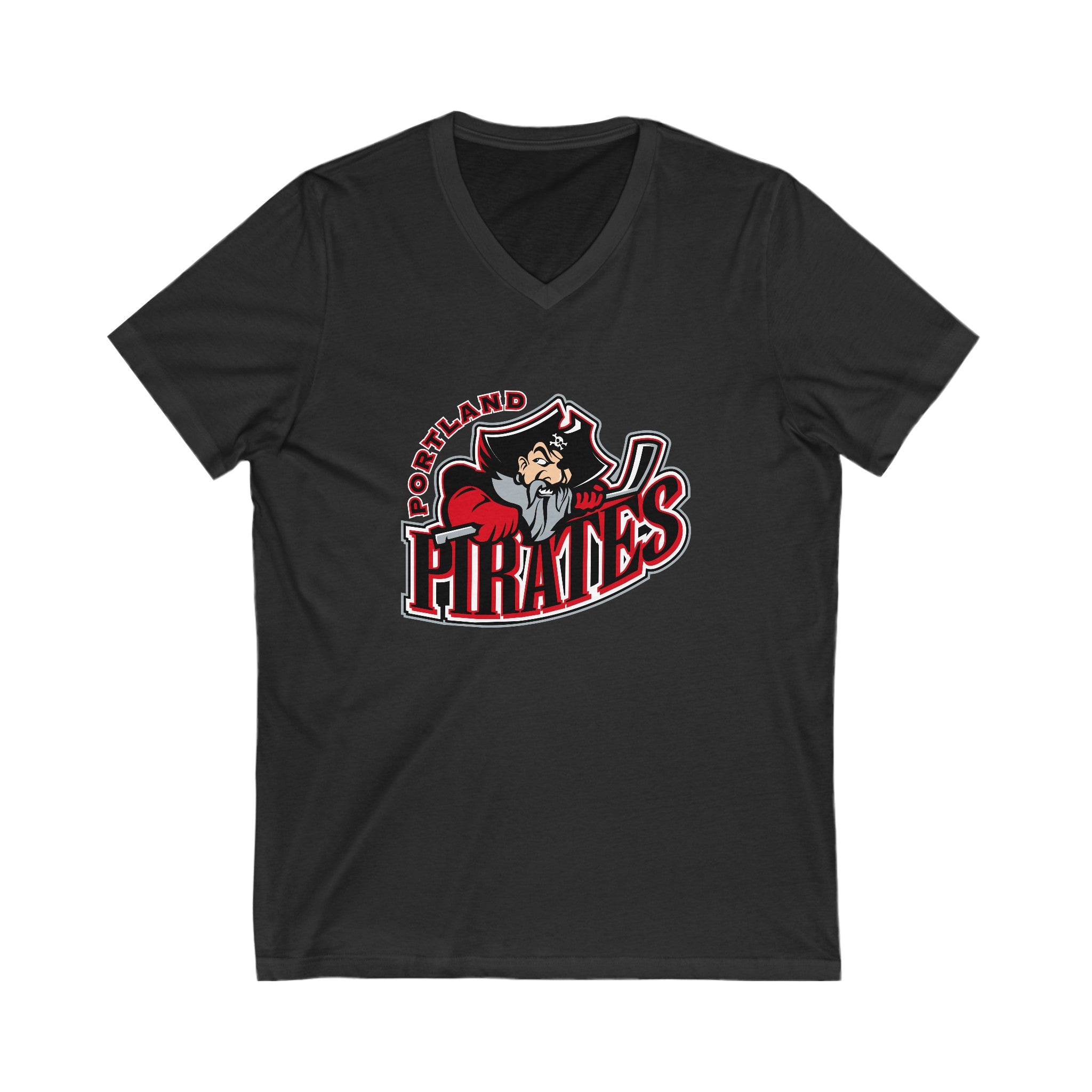 Portland Pirates 2000s Women's V-Neck T-Shirt