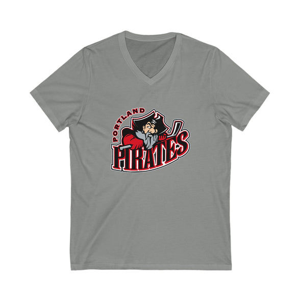 Portland Pirates 2000s Women's V-Neck T-Shirt