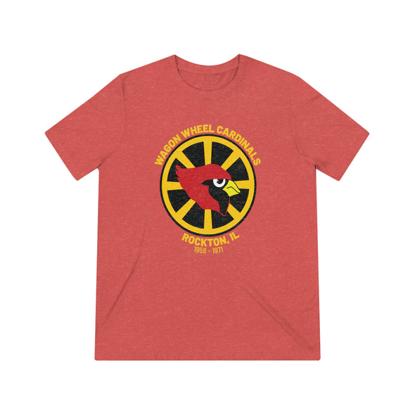 Wagon Wheel Cardinals T-Shirt (Tri-Blend Super Light)