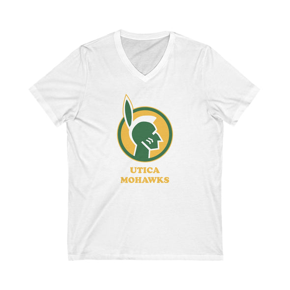 Utica Mohawks Women's V-Neck T-Shirt