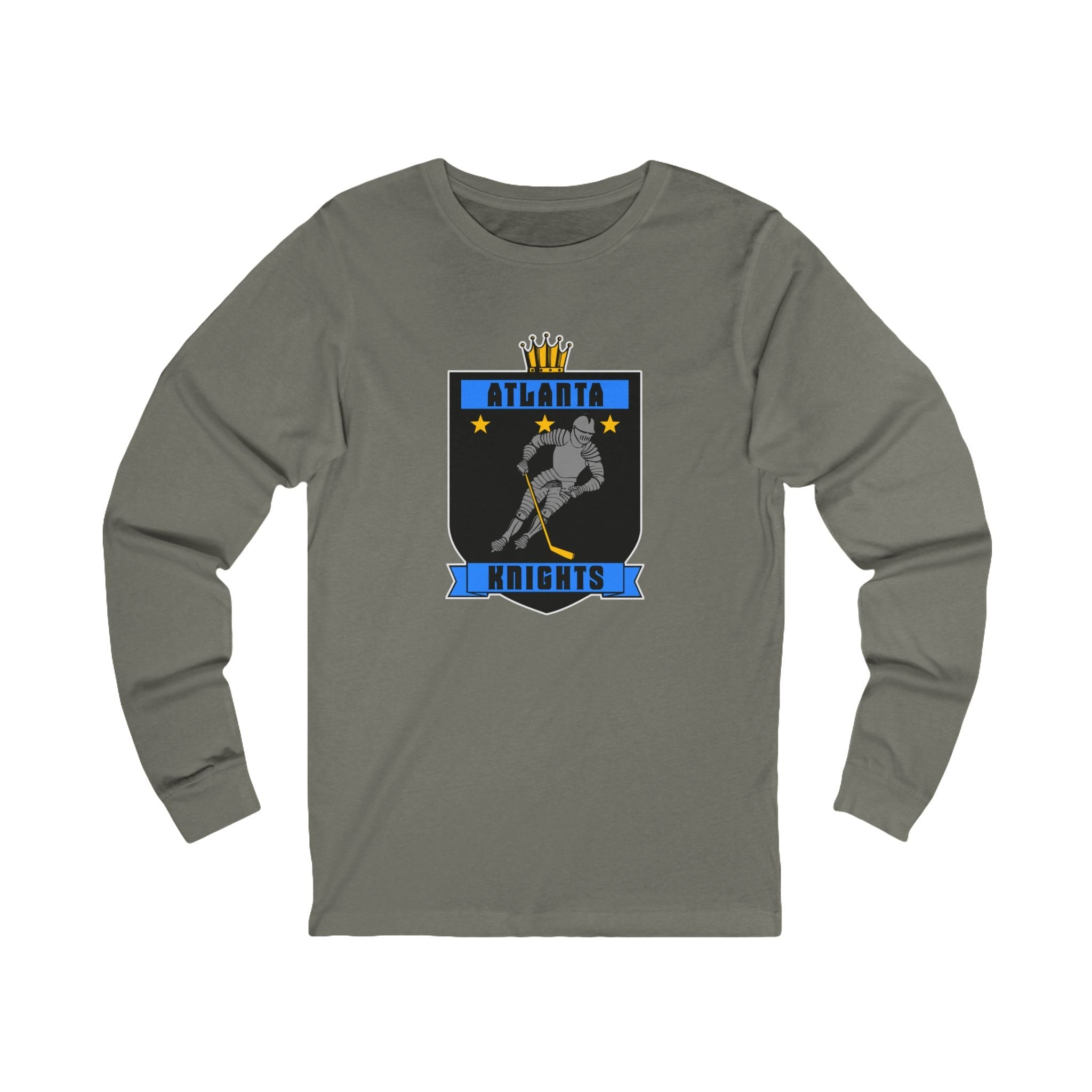 Atlanta Knights Long Sleeve Shirt - Grey TriBlend