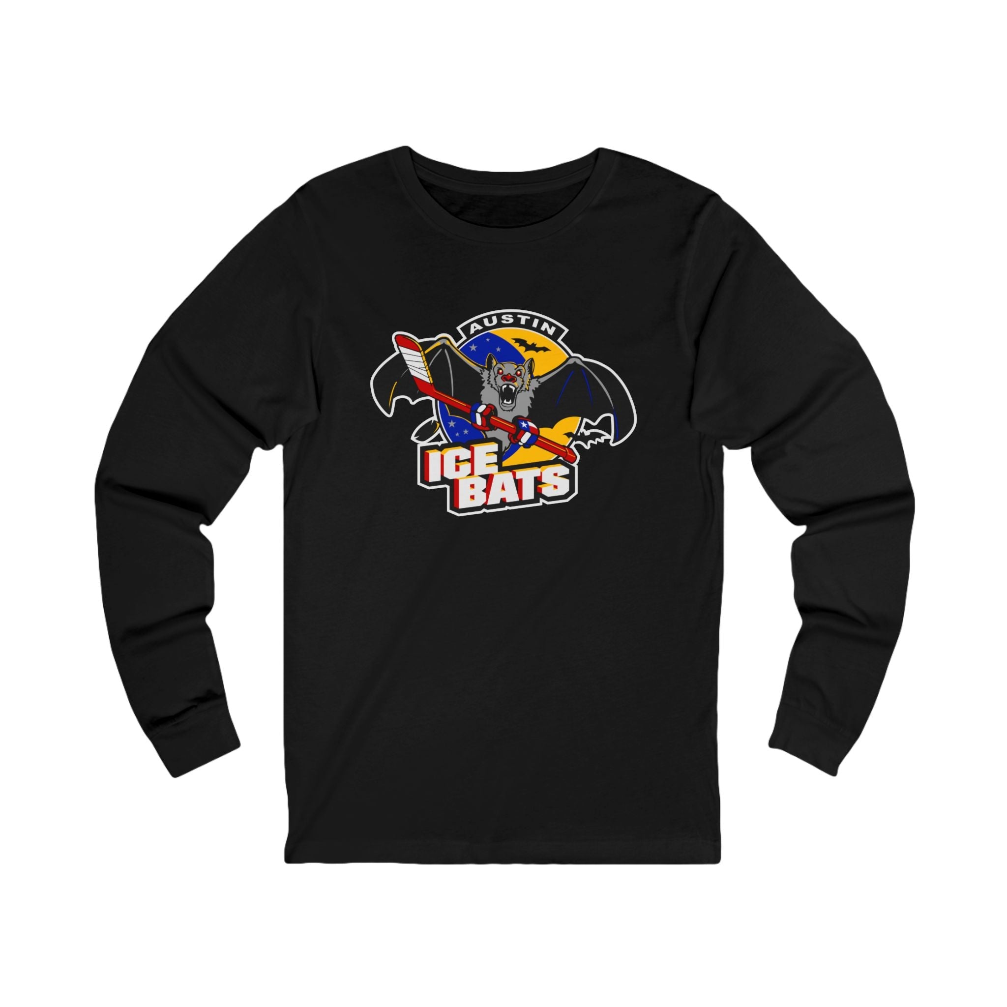 Austin Ice Bats Long Sleeve Shirt - Black