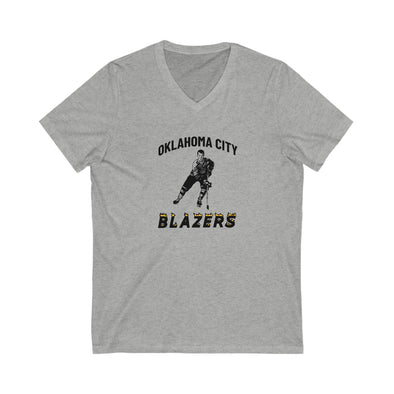Oklahoma City Blazers 1970s Women's V-Neck T-Shirt