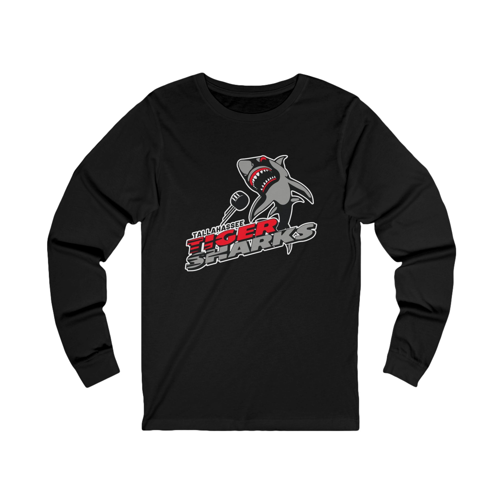 Tallahassee Tiger Sharks Long Sleeve Shirt - Black